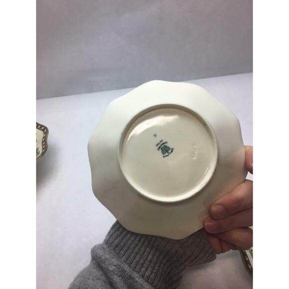 VINTAGE Coalport CHINA Indian SUMMER Pattern 3 Bowl SET Ice CREAM Soup CEREAL - Picture 10 of 12